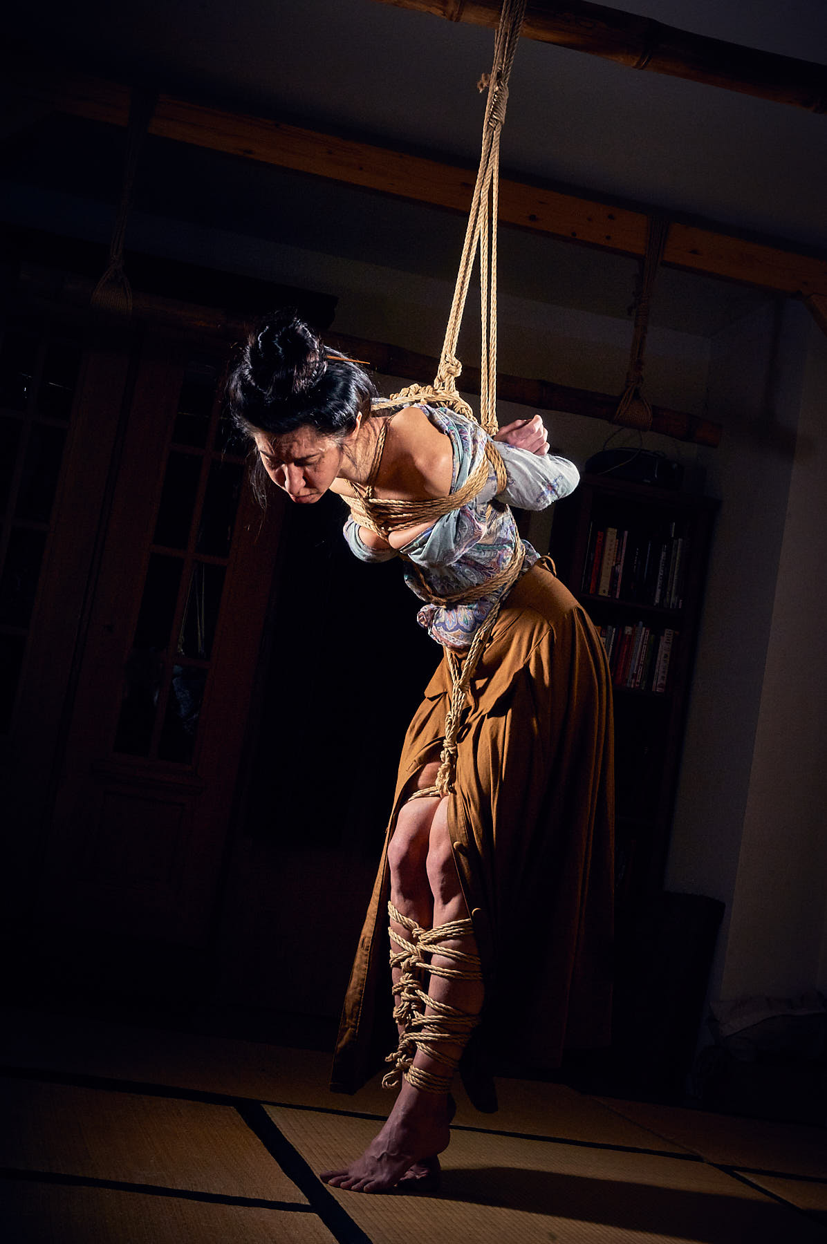 Pretty Woman tied up Shibari Kinbaku