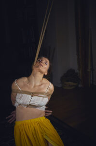 Mari Yellow 03 Kinbaku Shibari Semenawa