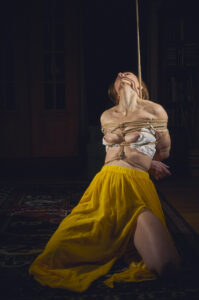 Mari Yellow 05 Kinbaku Shibari Semenawa