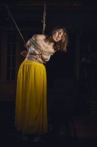 Mari Yellow 08 Kinbaku Shibari Semenawa